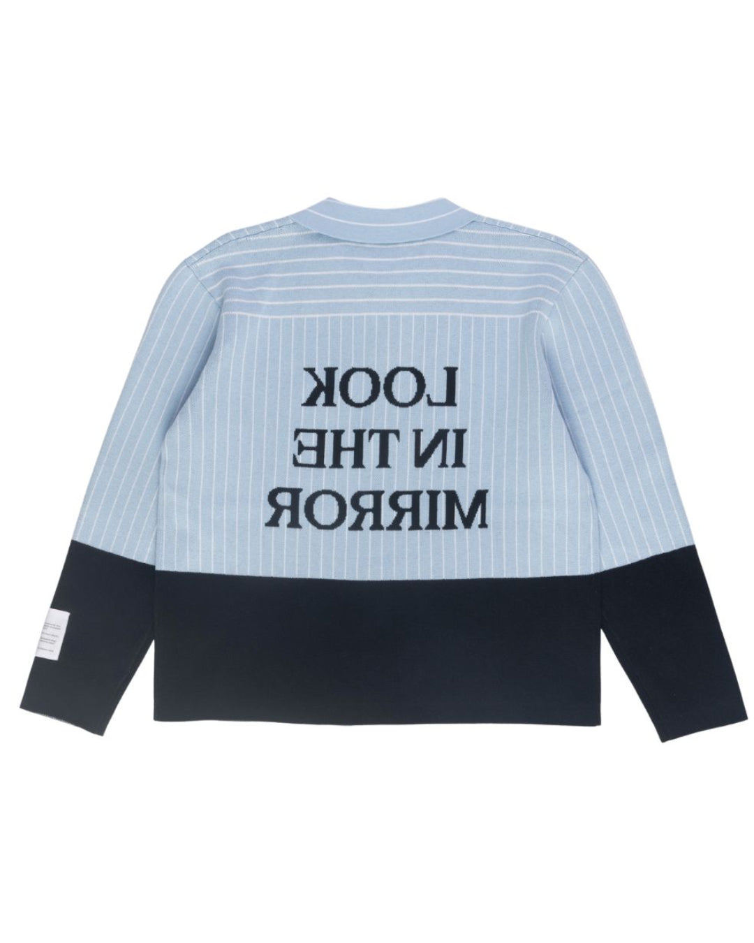 Take Care Stiped Button-Up Knit